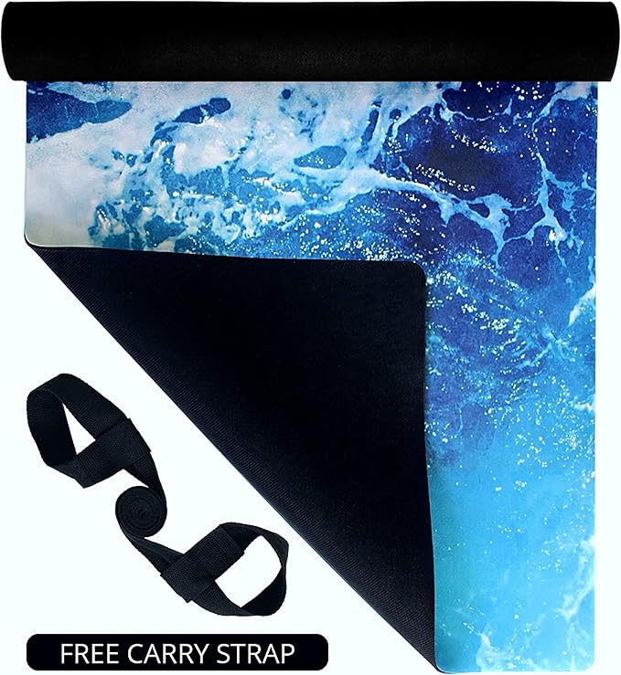 Plyopic. All In One Yoga Mat | Luxury Sweat-Grip Mat/Towel Combo | Ideal for Yoga, Hot Yoga, Bikram, Pilates, Workout & Exercise | Eco-Friendly Natural Rubber