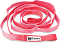 Tumaz Stretching Strap - 10 Loops & Non-Elastic Yoga Strap - Perfect Home Workout Stretch Strap for Physical Therapy, Yoga, Pilates, Flexibility