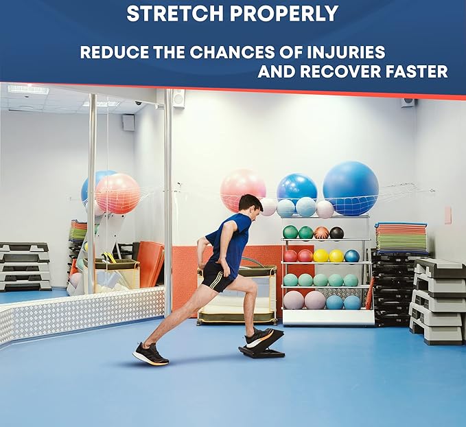 Calf Stretcher Slant Board - Adjustable Slant Board for Calf Stretching, Non-Slip Foot Incline Board - Portable Stretch Board Equipment for Ankle, Achilles Tendon, Knee, Posture Exercise