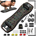 LALAHIGH Push Up Board,36 in 1 Home Gym Equipment with Ab Roller Wheel & Resistance Bands, Portable Foldable Workout Board for Full Body Strength Training Men Women,Gift for Boyfriend