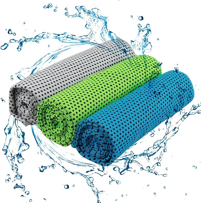 Cooling Towel Sport Ice Towel Quick Dry Cold Blanket Sweat Absorption Microfiber Instant Chilly Towel Neck Wrap for Running Swimming Yoga Gym Exercise