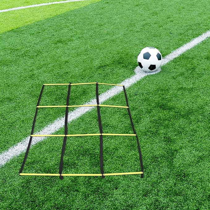 Agility Ladder for Football Speed Training Multifunctional Foldable Soccer Agility Ladder with Sturdy Soft Rungs for Footwork Drills and Athletic Conditioning