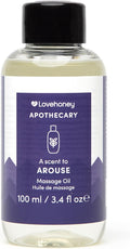 Lovehoney Apothecary Arouse Massage Oil 100ml - Sensual Massage Gel for Couple - Relaxing Body Massage Oil with Rose, Jasmine & Cedarwood Notes - Vegan Friendly
