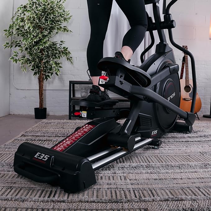 SOLE Fitness Elliptical Exercise Machines, Models E25, E35, E95, E95S, E98, Elliptical Machines for Home Use, Home Exercise Equipment for Cardio Training, Work from Home Fitness Stepper Machine