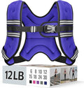 Weighted Vest for Women & Men with Reflective Stripe and Adjustable Buckle, Comfortable & Durable Rucking Vest for Walking, Running & Strength Training