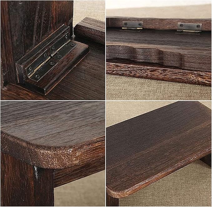 Kneeling Chair,Meditation Bench Kneeling Stool,Portable Foldable Perfect Kneeling Stool Ergonomic Yoga Bench, for Tea Ceremony, Seiza, Yoga, Praying and Healthier Sitting(Wood Color)