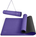 IUGA Yoga Mat Thick Non Slip Anti-tear Pilates Mat Eco Friendly Hot Yoga Mats for Workout & Exercise(72"x 24"x 6mm)