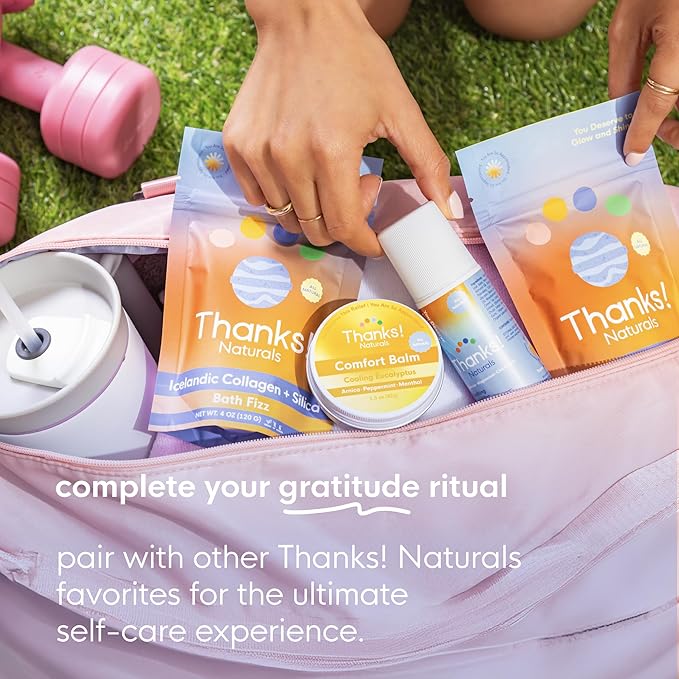 Massage Oil Roll On, Soothing Lavender Magnesium, Vegan, Cold Pressed with Lavender, Chamomile, Arnica & Essential Oils, Use After Shower or Before Bed, Self Care Essential, 3 FL OZ