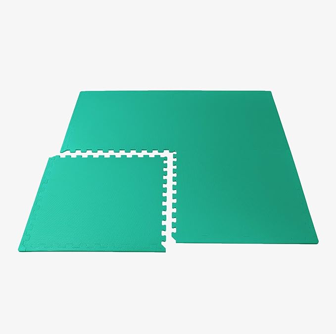 We Sell Mats 3/8" Thick Multipurpose EVA Foam Exercise Floor Mat, Interlocking Tiles, Anti-Fatigue for Home or Gym