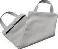 POPETPOP Workout Sandbag Weight Canvas Design for Fitness Training Includes Reinforced Handles for Easy Carrying for Arm and Leg Exercises Gray