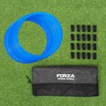FORZA Agility Rings [12 Pack] | Speed & Agility Training Equipment for Athletes - Available in 10 Colors