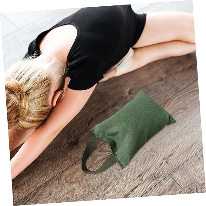 2kg Canvas Sandbag with Handle for Weight Training Empty Fitness Sandbag for Yoga Dance and Muscle Enhancement Weighted Bag for Versatile Workouts