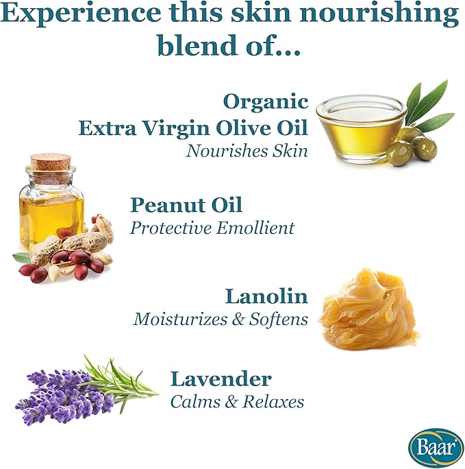 Body Beautiful Lavender Skin Lotion and Massage Oil, 8 Ounces