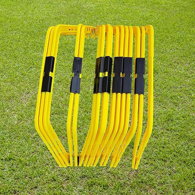 Yiju Soccer Agility Ladder Exercise Speed Training Hurdles Instant Set up Jumping Obstacles Fitness Equipment for Sports Track