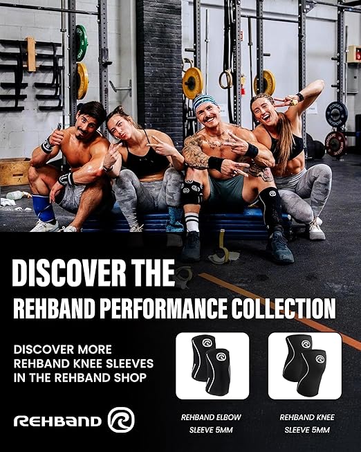 Rehband RX Wrist Support Power Max, 3-in-1 Neoprene Sleeve + Wrap for Strength Training, Protects during Kettlebell Training, stabilizes wrist, forearm protection, Colour:Black, Size:Medium