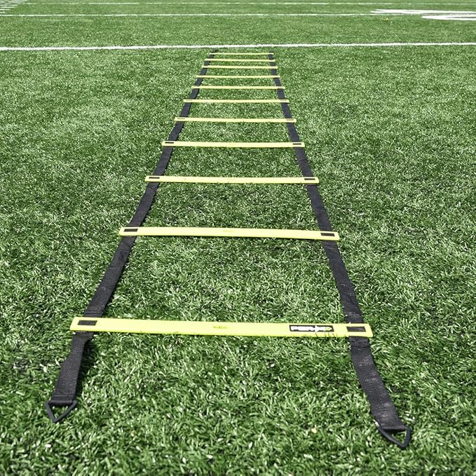 PER4M Speed Ladder - Speed and Agility Training for Basketball, Football, Soccer - Footwork Improvement, Coordination, Quickness, Athletic Training - Leg Strength, Body Control, Foot Control Trainer