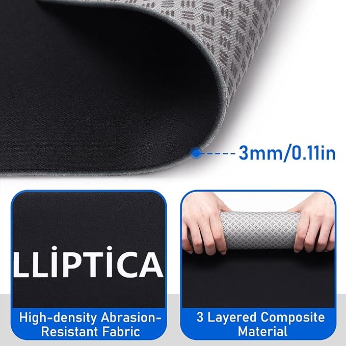 Leg Exerciser Non Slip Mat, Exercise Bike Trainer Protective Floor Mat , Sports Accessories for Under Stationary Bike, Fitness Equipment