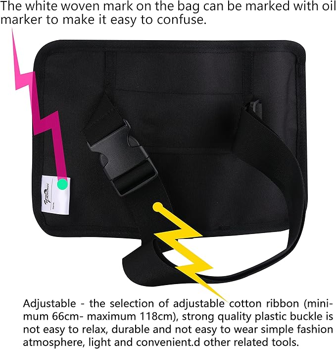 Massage Bottle Bag Massage Therapist Holster Massage Lotion Holster Massage Oil Holster（YR3KD-3KD-3 Black）