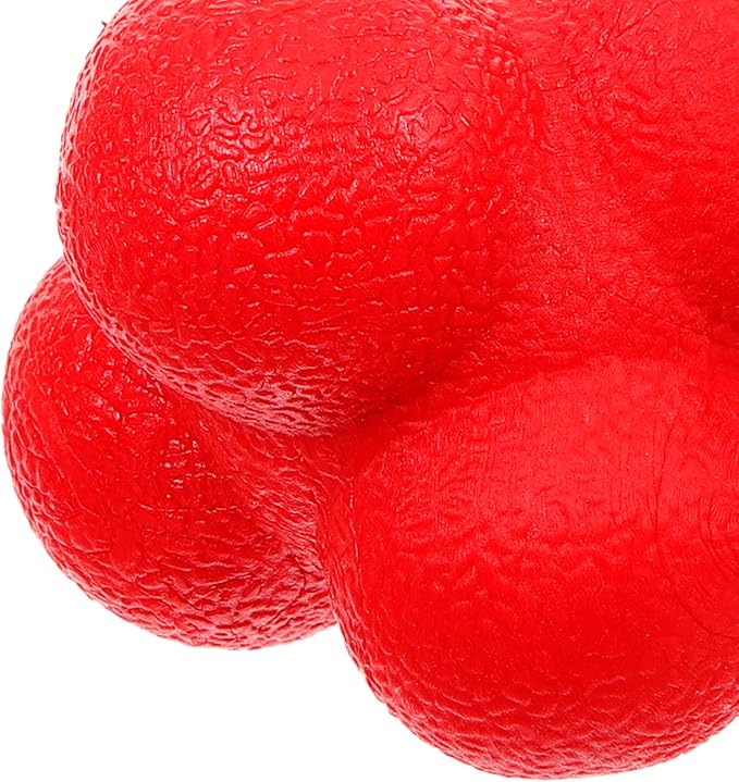 POPETPOP Hexagonal Reaction Ball Silicone Fitness Ball for Hand Eye Coordination Training Indoor Reaction Training for Speed and Reflex Exercises