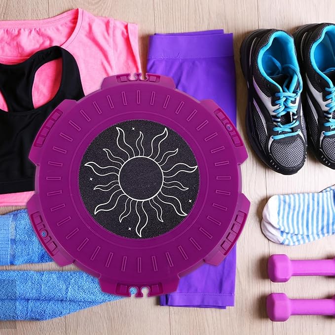 GARVALON Waist Trainer Twisting Disc Large Size Waist Exercising Board Twist Machine Fitness Tool for Home Use with Non-slip Surface Suitable for Core Workout and Balance Training