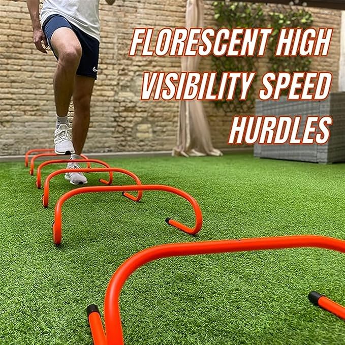 Speed Training Agility Hurdles for Athletes - 2-Pack - Speed and Agility Training Equipment for Soccer Basketball Football Hurdle Training (Size : H 30cm)