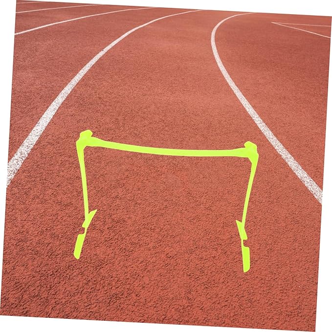 Mikinona Foldable Adjustable Football Agility Hurdle for Speed and Coordination Training Multifunctional Soccer Equipment with Height Settings for Athletes Basketball Track Drills