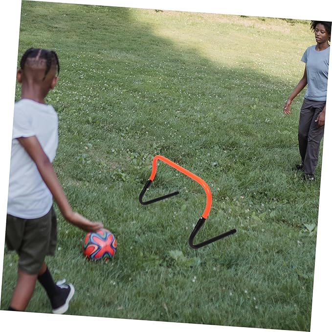 Kisangel Agility Training Hurdles Speed Hurdles for Soccer and Football Drills and Lightweight for Outdoor Practice and Core Strength Exercises