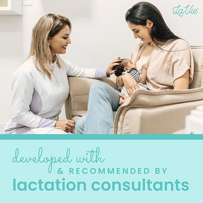 LaVie Lactation Massager - Patented Breastfeeding Relief, Boost Milk Flow & Ease Discomfort from Clogged Ducts, Engorgement, Mastisis - Postpartum Essentials for Nursing Moms - HSA/FSA Medical Device