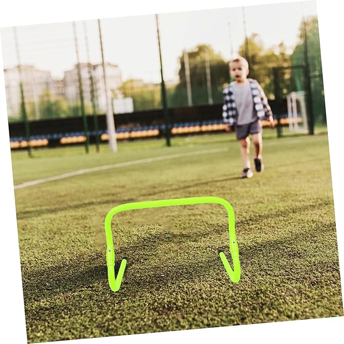 Wear-Resistant Speed Hurdles for Soccer Training Height Agility Equipment for Boys and Girls Coordination and Footwork Skills