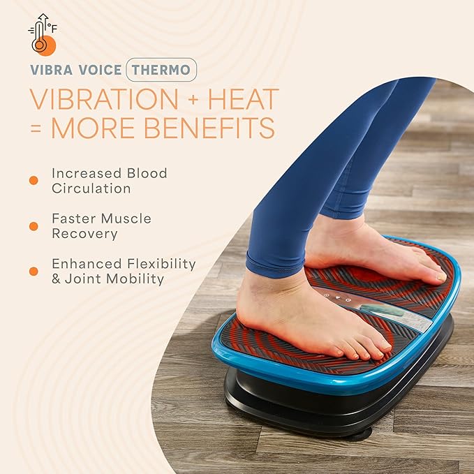 Lifepro Vibration Plate for Lymphatic Drainage – Whole Body Vibrating Platform Exercise Machine for Muscle Toning & Recovery with Remote Max Load 260 lb