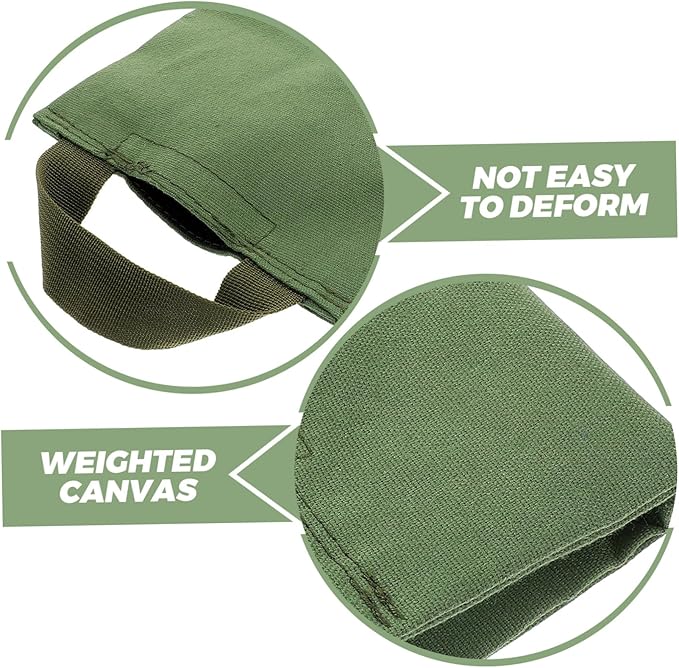 Weighted Sandbag for Training Exercise Canvas Bag with Handle for Yoga and Fitness Empty Design for Weight and Easy Portability