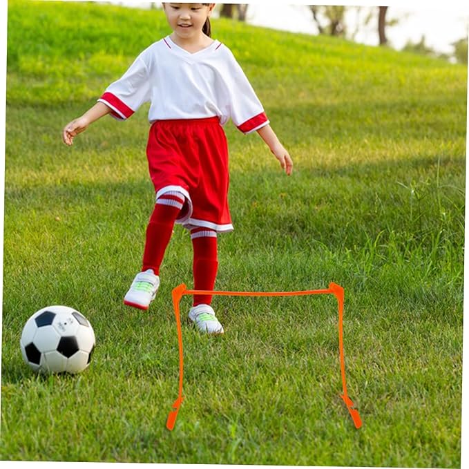 POPETPOP Adjustable Soccer Training Hurdles Agility Equipment for Boys and Girls and Lightweight Design for Speed and Coordination Development Football Training