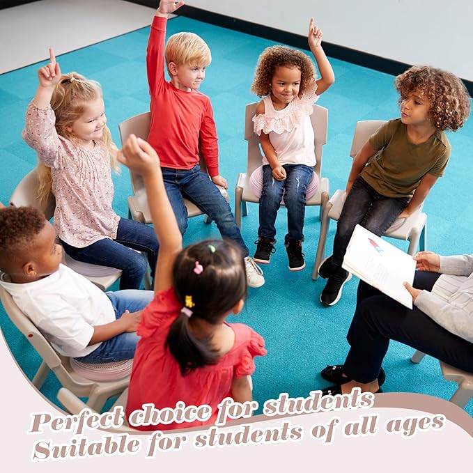 Libima 4 Pcs Wiggle Seat Inflated Wobble Cushion for Sensory Kid 13 Inches Balance Disc Flexible Seating for Classroom Sensory Pad for Chair Wiggle Cushion