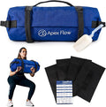 APEX FLOW Sandbags for Working Out – 1000D Nylon Weighted Training Bag with 4 Inner Sandbags, 8 Handles – Adjustable 40lb Sand Bag for Weight Training, Fitness, and Travel