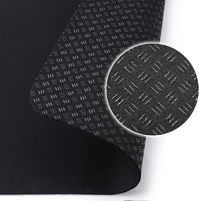 TOBWOLF Non-Slip Workout Mat for Ellipse Leg Exerciser, Ellipse Machine Mat, Exercise Mat for Under Desk Ellipticals, Suitable for Electric Seated Foot Pedal Exerciser, Stability & Floor Protection