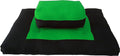 D&D Futon Furniture Zabuton Zafu Set, Yoga, Meditation Seat Cushions, Kneeling, Sitting, Supporting Exercise Pratice Zabuton & Zafu Cushions. (Light Green)