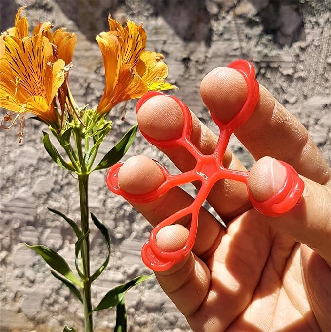 Hand Exerciser - 20 Pack Red - Medium Resistance, Made In USA