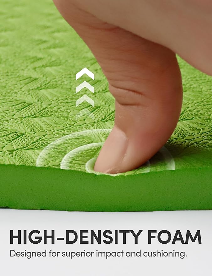 IUGA Yoga Knee Pads Cushion Non-Slip Knee Mat for Elbows Wrist Pain in Yoga Planks Floor Exercises Portable Extra-thick Cushioning