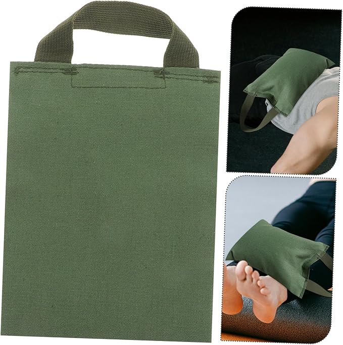 GANAZONO 2kg Canvas Sandbag with Handle Weight Bag for Yoga Dance Fitness Training Empty Sandbag for Versatile Workouts Easy to Transport