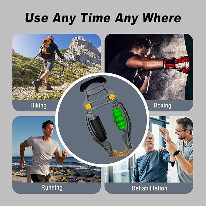 HOTWAVE Forearm Massager for Arm, Adjustable Foam Roller, Trigger Point Muscle Roller for Calves&Forearm, Wrist Massager, Tennis&Golfers Elbow Pain Release