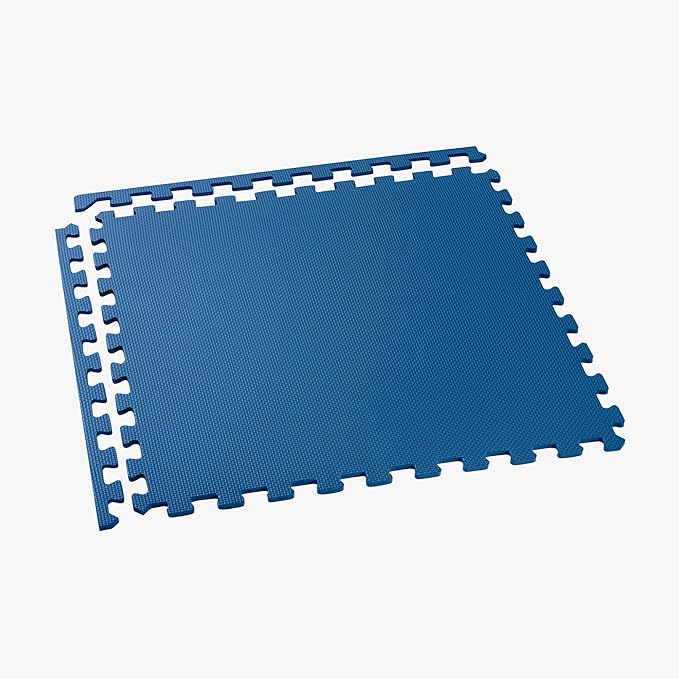 We Sell Mats 3/8" Thick Multipurpose EVA Foam Exercise Floor Mat, Interlocking Tiles, Anti-Fatigue for Home or Gym