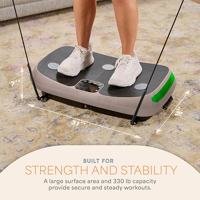 Lifepro Rumblex 4D Vibration Plate Exercise Machine with Triple Motor Oscillation, Linear, and Pulsation – Advanced 4D Vibration Technology for Whole Body Fitness, Weight Loss and Recovery at Home
