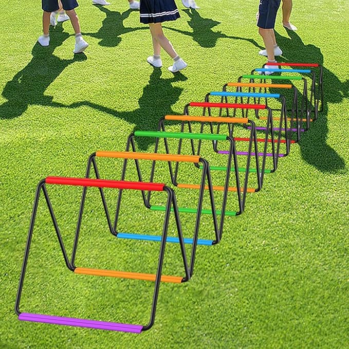Agility Ladder Jumping Obstacles for Men Women and Kids Flexible Folding Football Footwork Speed Ladder for Volleyball