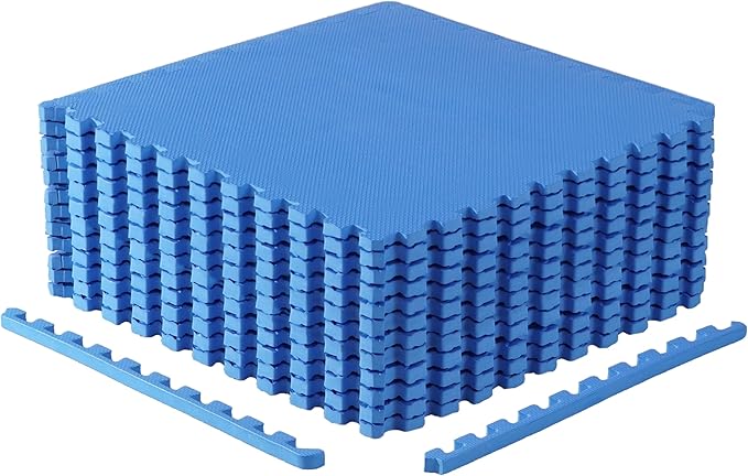 CAP Puzzle Exercise Mats | 3/4” Thick EVA Interlocking Foam Tiles for Home Gym Flooring | Multiple Options
