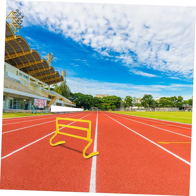 Adjustable Height Agility Hurdles Set Portable Speed Training Equipment for Soccer and Basketball Detachable Design for Versatile Use for Athletes