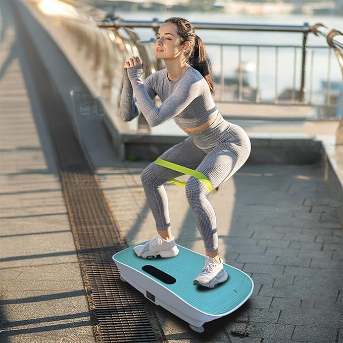 Silent Vibration Platform 10-Speed Fitness Massage Machine for Fat Burning and Weight Loss