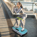 Vibration Platform Machine, 10 Frequency Settings Silent Motor Blue Shaking Fitness Equipment for Unisex Weight Loss and Home Use