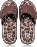 BYRIVER Blood Circulation Foot Massager for Healthy Leg Feet, Cold Leg Therapy Massage Tools, Healthcare Slippers Sandals Shoes, Gifts for Elderly Men Women Mom Dad (03XL)