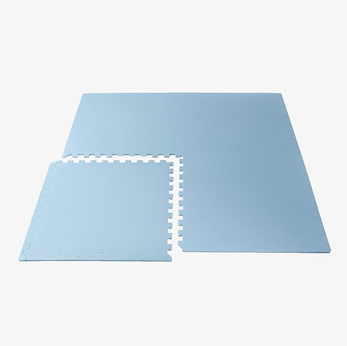 We Sell Mats 3/8" Thick Multipurpose EVA Foam Exercise Floor Mat, Interlocking Tiles, Anti-Fatigue for Home or Gym