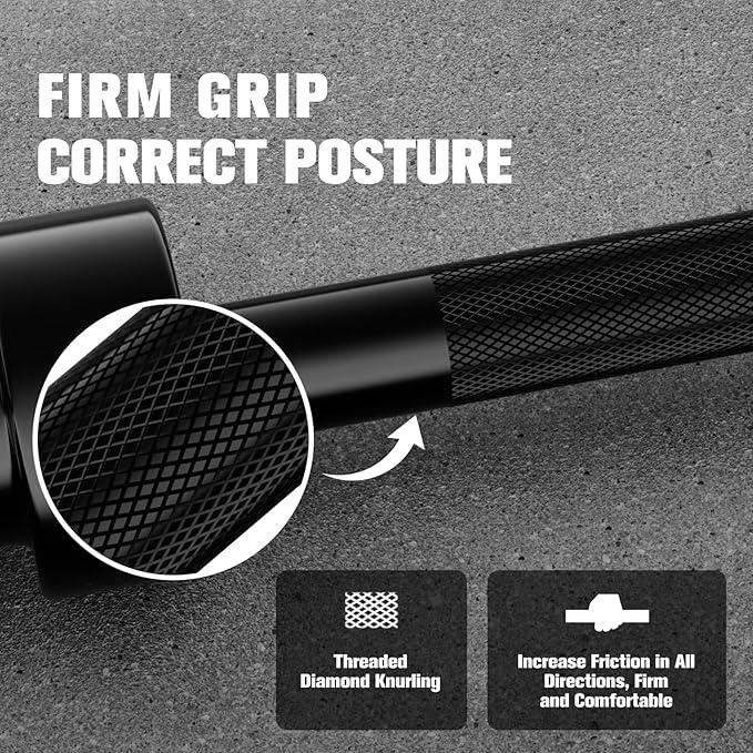 RITFIT Olympic Barbell 4ft/6ft - 2 Inch Weight Bar for Strength Training, Weightlifting, Squat, Deadlift, Bench Press, Curl, Overhead Press - 350lbs/500lbs Capacity